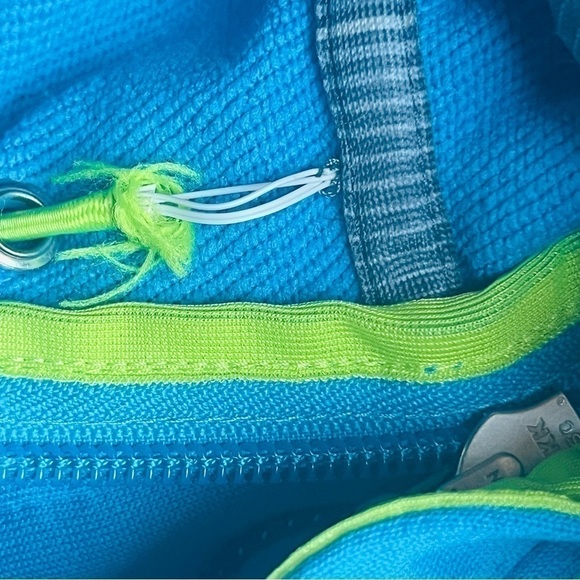 PUMA Dry Cell men’s hoodie jacket long sleeves zip  2 pockets blue green size L - Picture 16 of 16